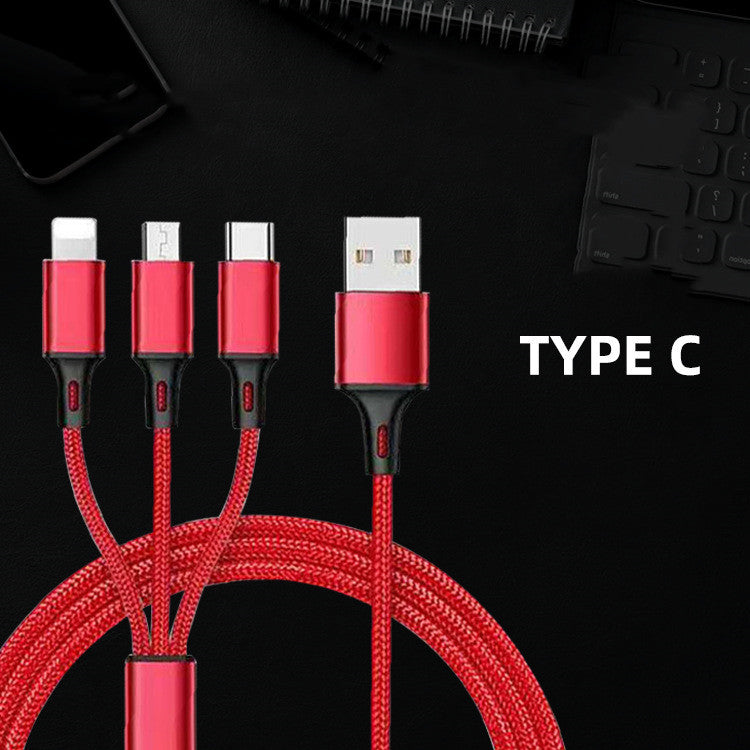 Unlock the Power of Convenience with Our One for Three Charging Data Cable