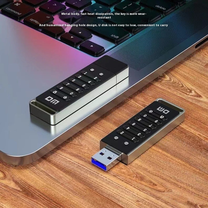 USB 3.0 Intelligent Digital Encryption Security Flash Drive