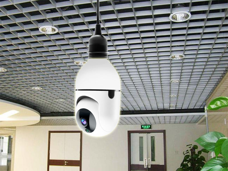 Yilot Bulb WiFi Camera Shaking Head Home Security Monitor