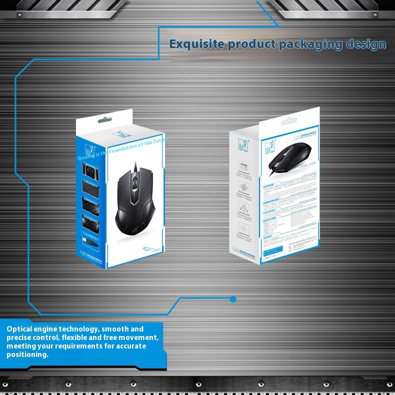 Fashion Personality USB Wired Desktop Mouse