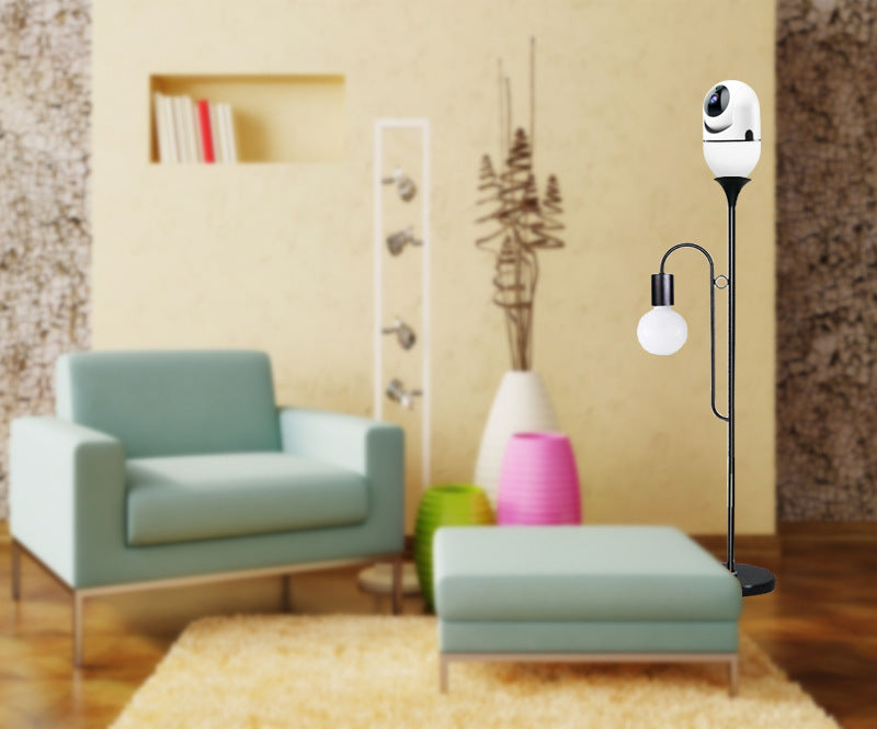 Yilot Bulb WiFi Camera Shaking Head Home Security Monitor