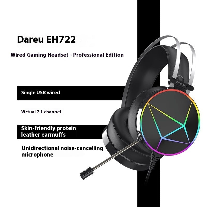 Electronic Sports Noise Cancelling Wired Headphones
