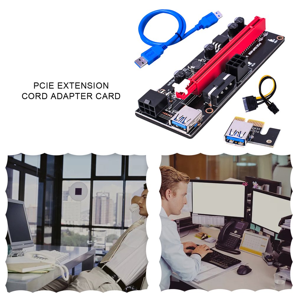 Spot PCI-E transfer Card PCIE1X To 16X Graphics Card