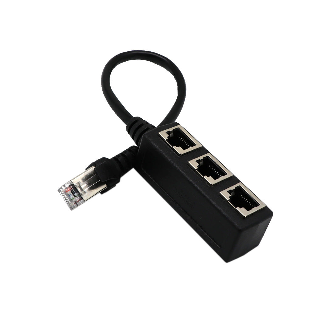 Cat6 Network Cable Adapter One Male Three-Way Connecting Cable