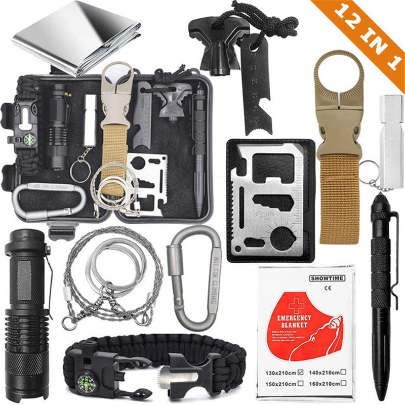 Outdoor Survival Emergency Adventure Tool Bag First Aid Kit Organizer