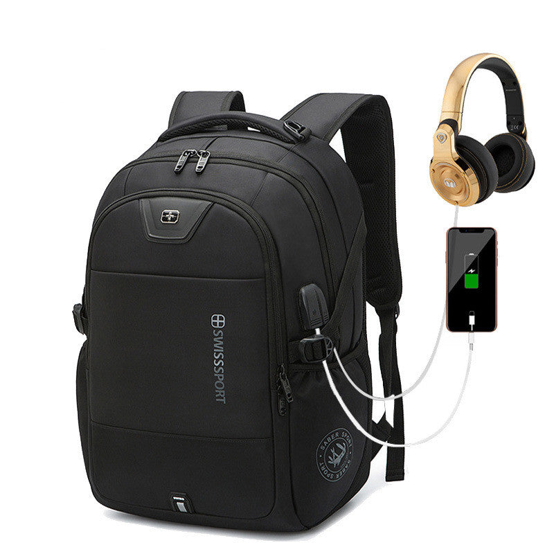 USB Backpack for Men and Women Outdoor Travel Business Laptop Bag