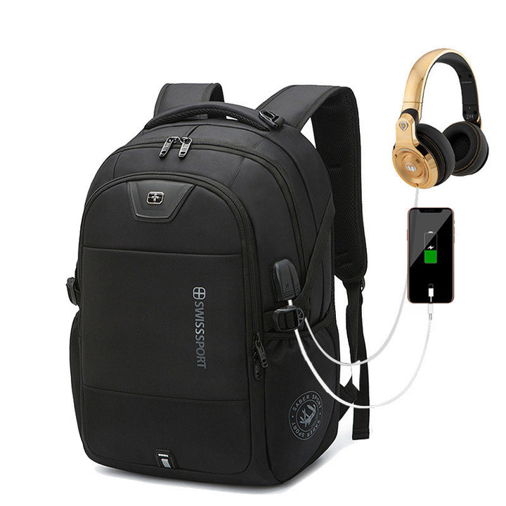 USB Backpack for Men and Women Outdoor Travel Business Laptop Bag