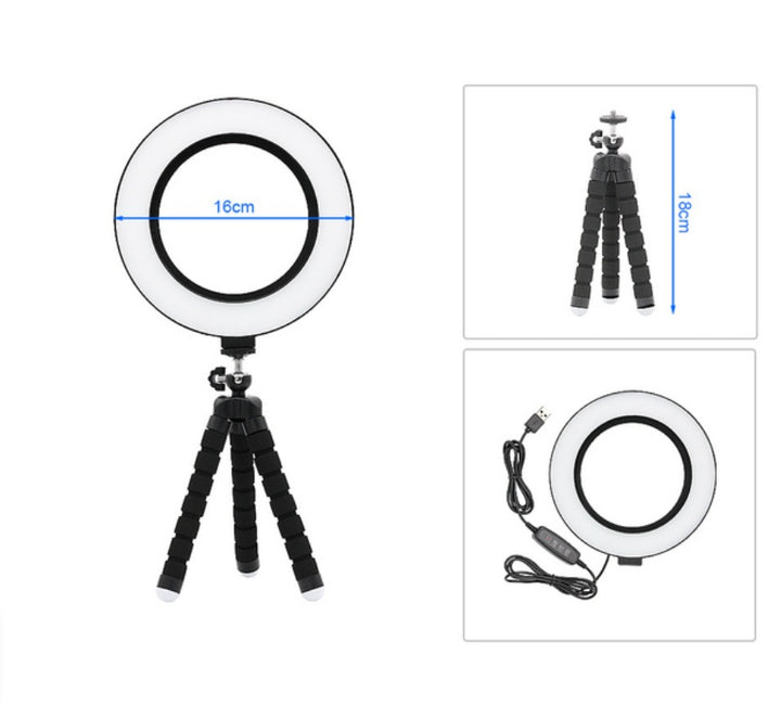 Compatible with Apple 6 Inch Live Ring Light