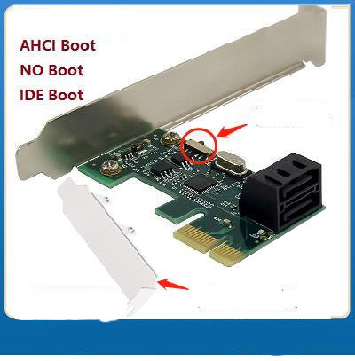 PCIe SATA3 ASM1061 Expansion Card SSD Adapter Compatible Apple