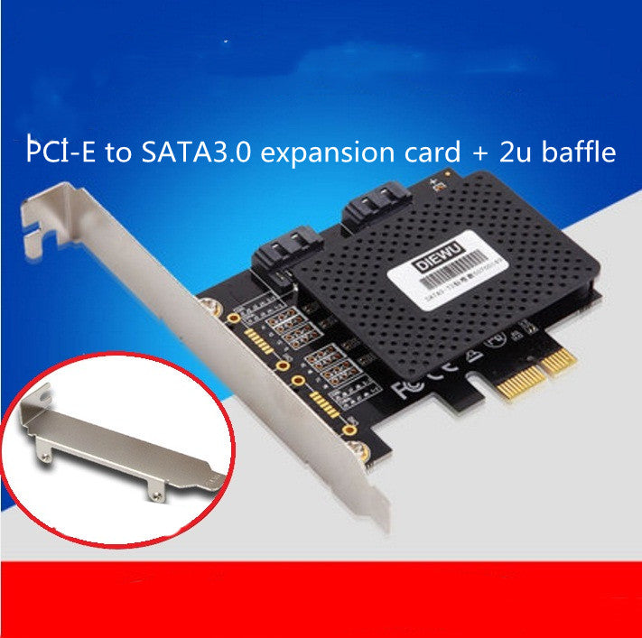 PCIe SATA3 ASM1061 Expansion Card SSD Adapter Compatible Apple