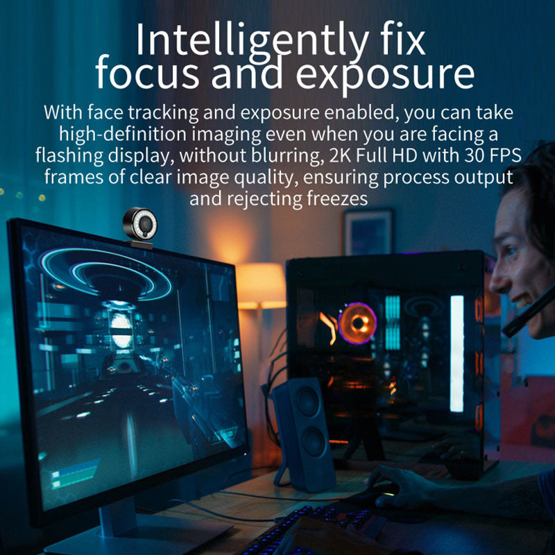 4F Auto Focus Computer Webcam