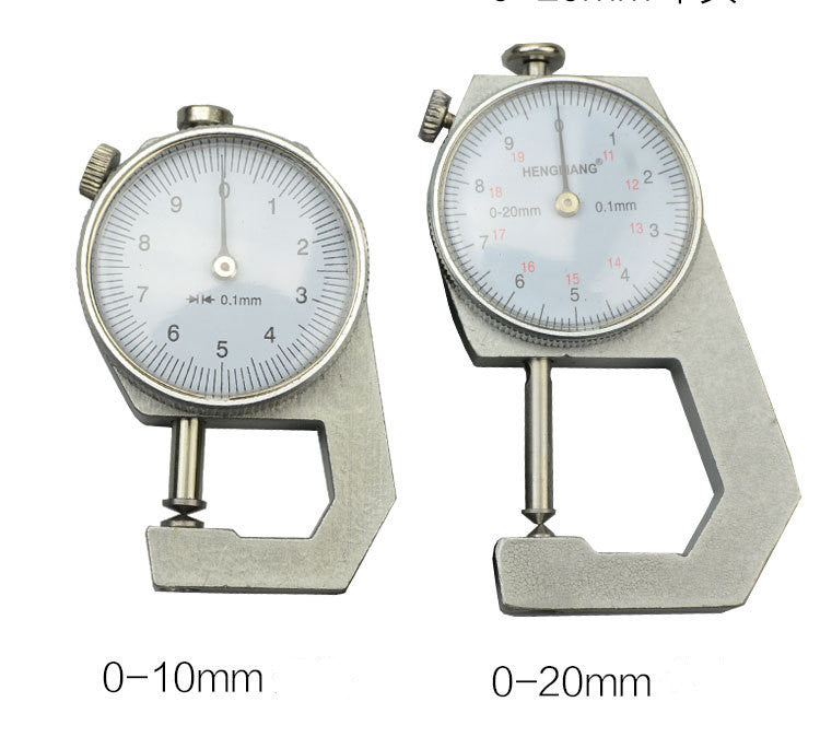 Dial Thickness Gauge for Leather, Paper, and Film Measurement