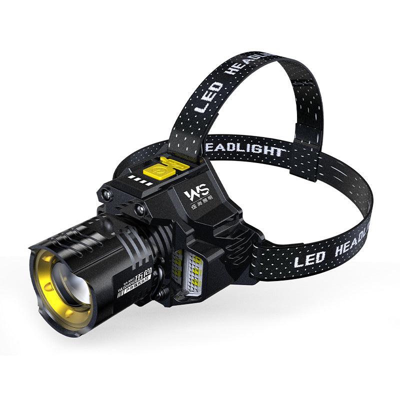 USB Charging Emergency Smart Headset Outdoor Lighting Lamp