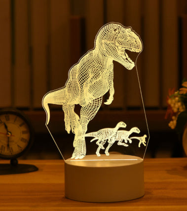 3D Acrylic USB LED Night Light Neon Lamp for Home and Gifts