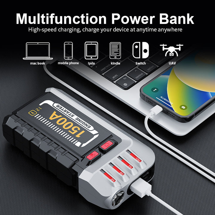 Portable Emergency Starting Power Supply For Automobiles