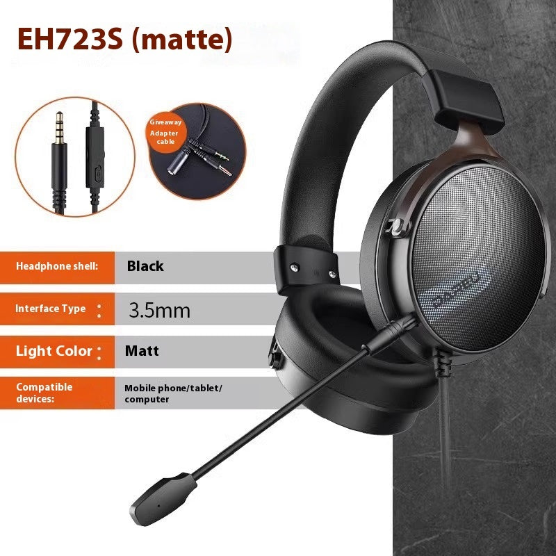 Electronic Sports Noise Cancelling Wired Headphones