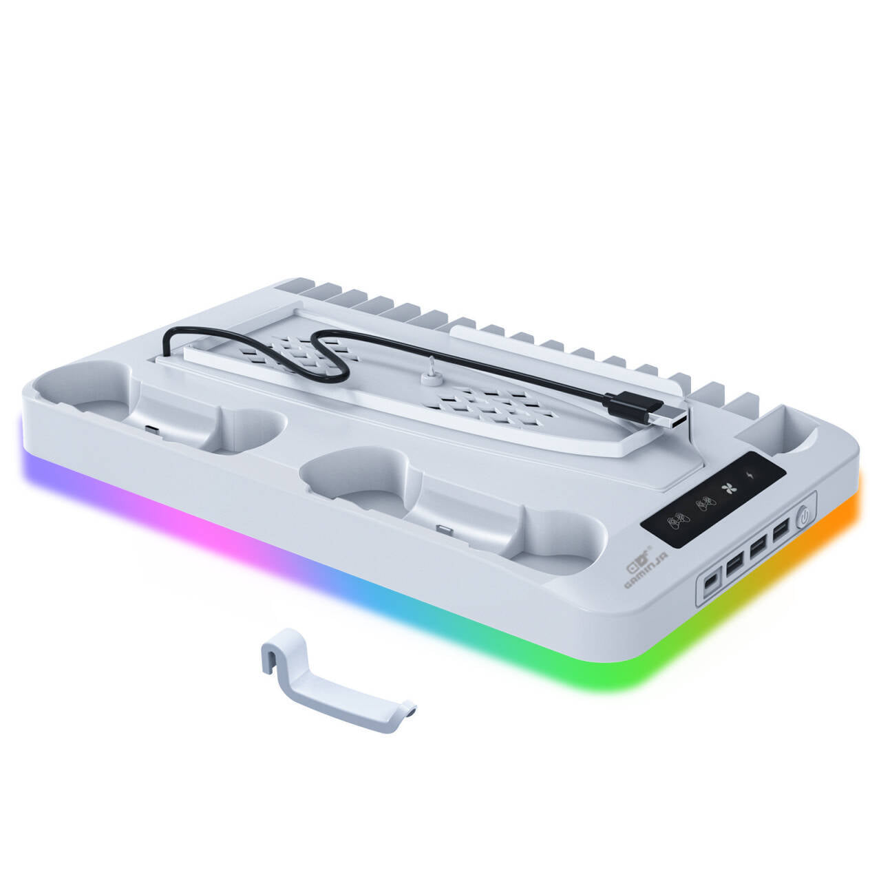PS5 Controller Charging Base Multi-Function Stand Earphone Disc Storage Rack