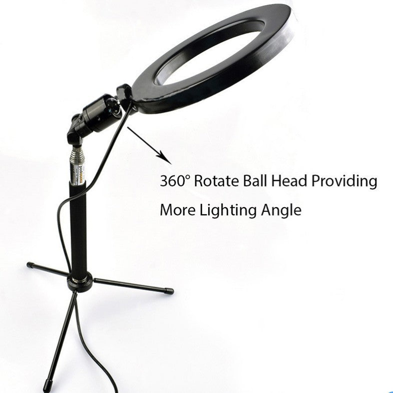 Lifting LED Ring light