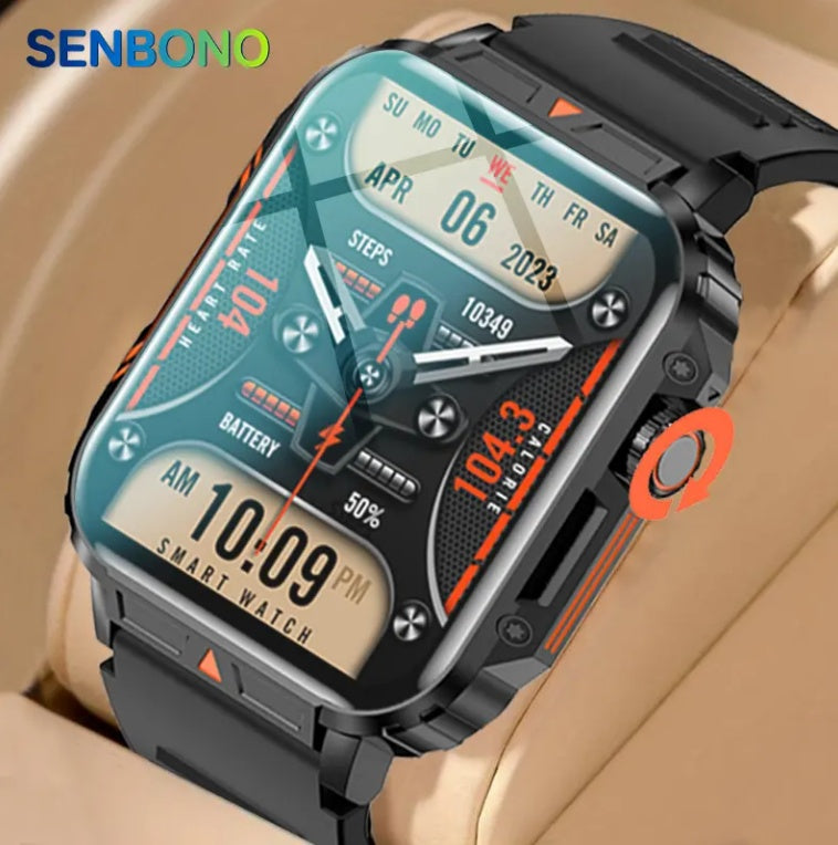 L81 Outdoor Sports Smartwatch Call Answer Fitness Tracker Waterproof IOS Android