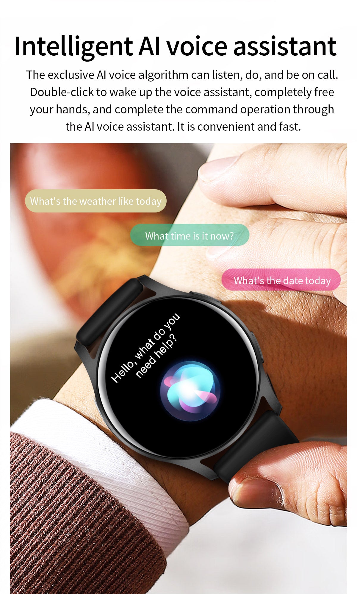 Trendy Smart Watch With Call Answering Fitness Tracker Pedometer Notifications