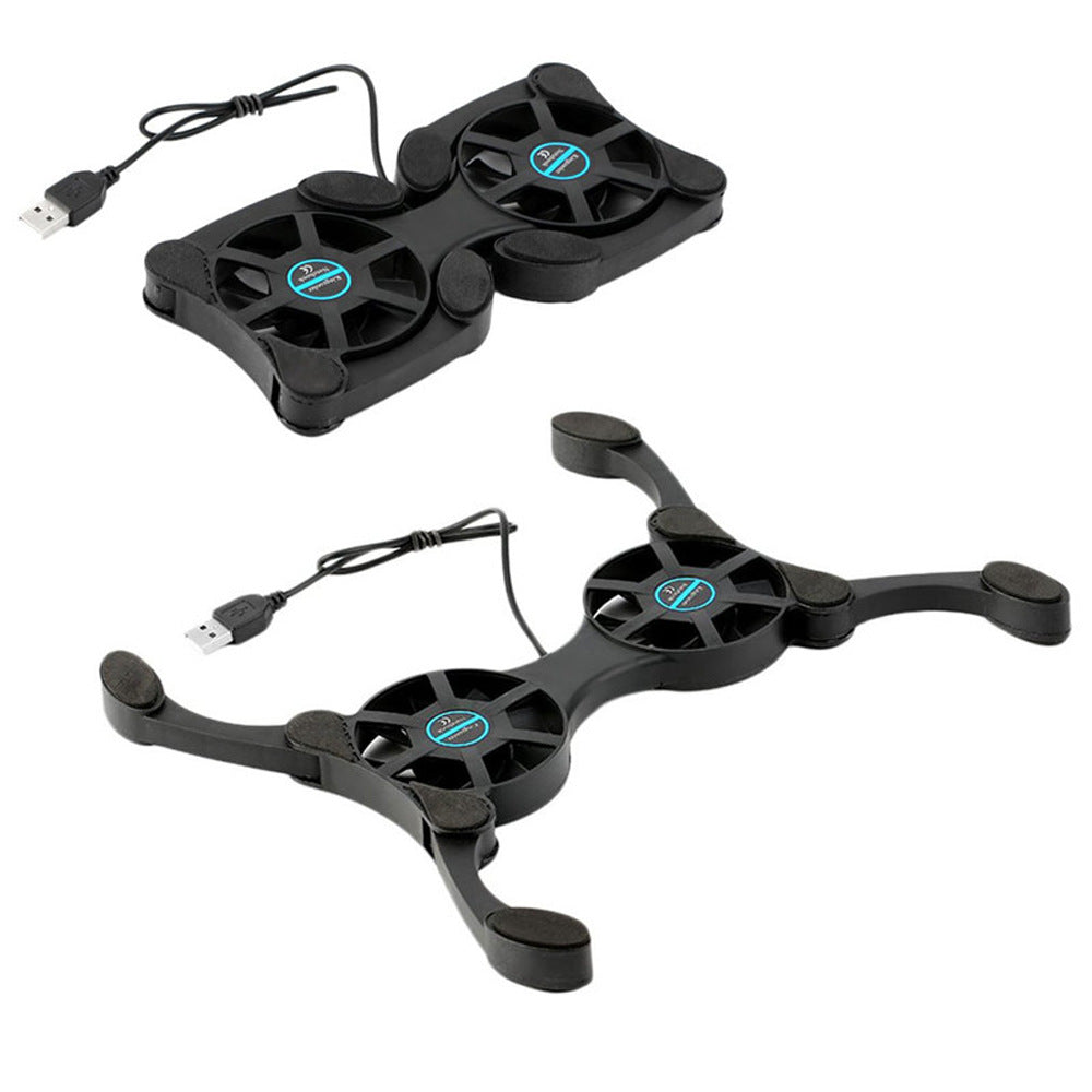 Portable Folding Laptop Cooling Base Radiator Stand