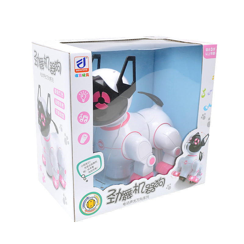 Electric Dancing Dog Toy Light Music Electronic Pet Toy