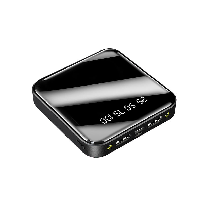 Mini 20000 MAH Portable Mirror Digital Display Power Bank