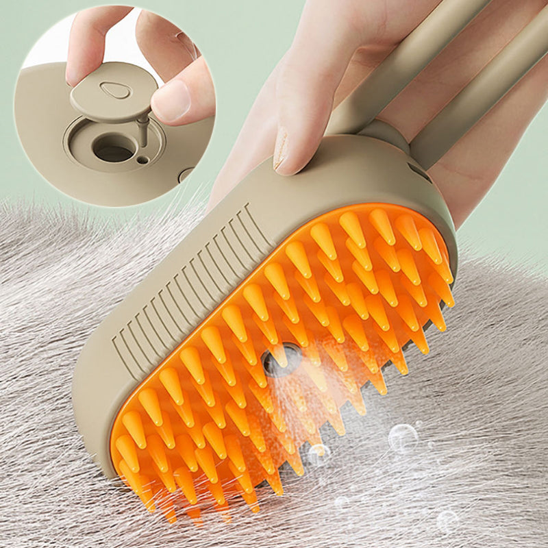 3 In 1 Electric Pet Hair Brush Steam Grooming Comb for Cats and Dogs