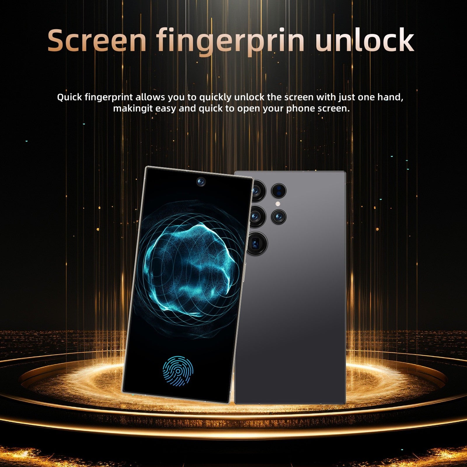 C24 Unlocked Smartphone 8GB 256GB Android 14 5G 6800mAh Battery