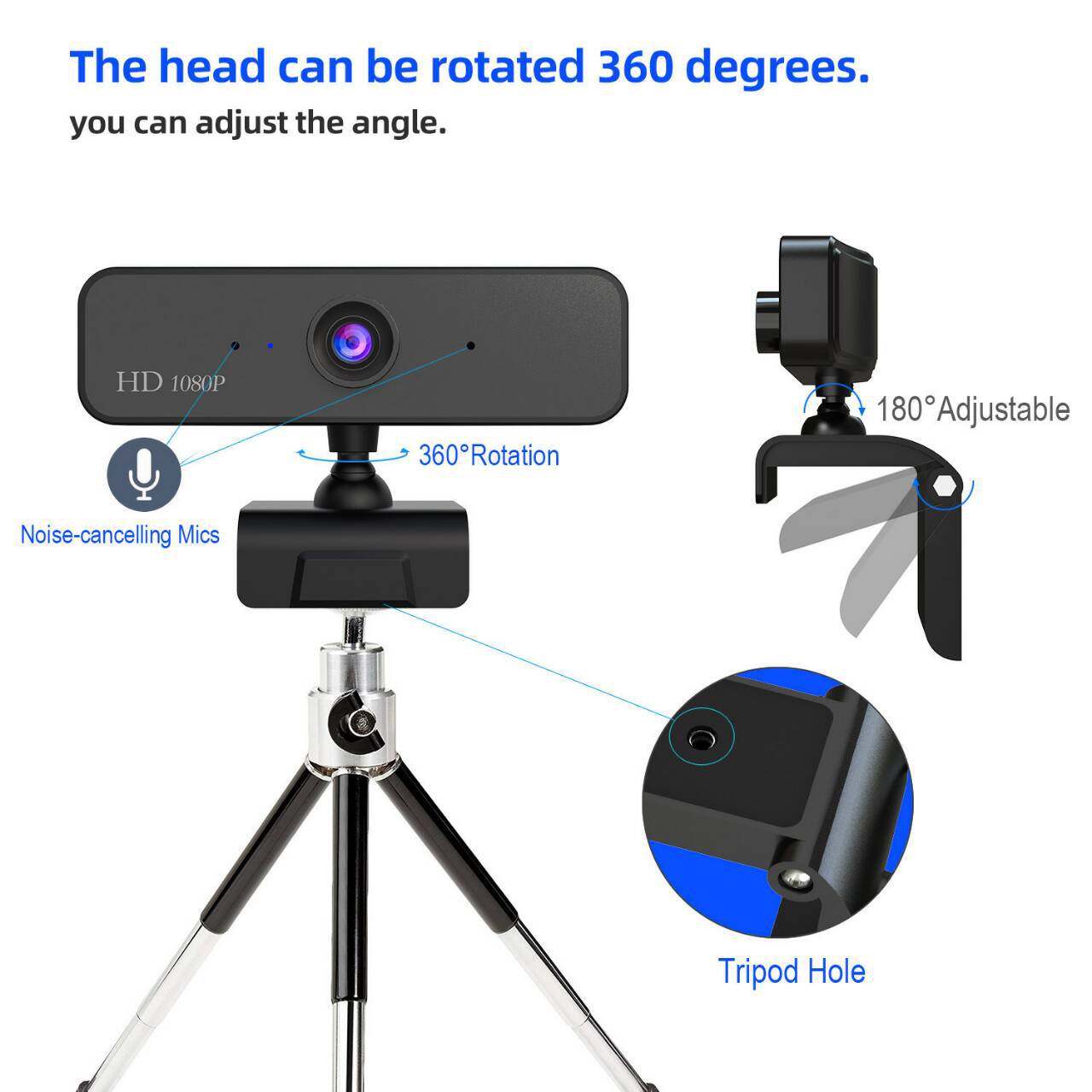 Beauty 4K Auto Focus Computer USB Live Webcam