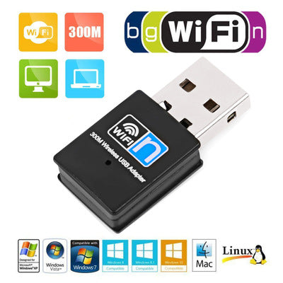 Mini WiFi Wireless Receiver Adapter USB Wireless Network Card