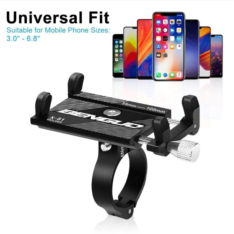 Aluminum Motorcycle Bike Handlebar Phone GPS Mount Holder