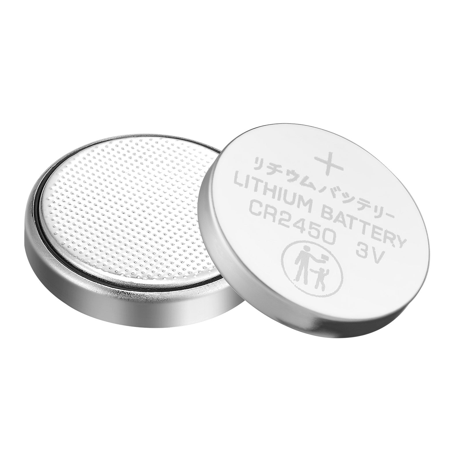 CR2450 Lithium Coin Battery 3V 20-Pack Long Lasting Non-Mercury Cell Batteries
