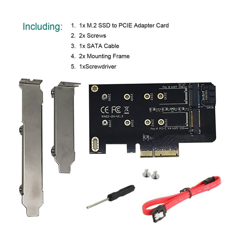 M.2 SSD Adapter Expansion Card PCIe Converter