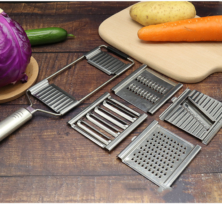 Stainless Steel Vegetable Grater Slicer Peeler Fruit Cutter Tool
