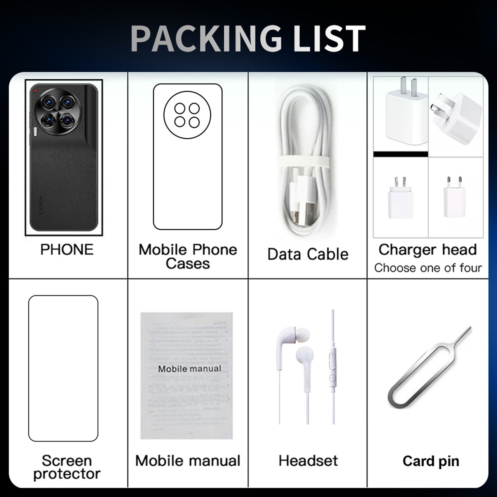 30 Pro Unlocked Smartphone 6GB 128GB Android 14 Large Battery