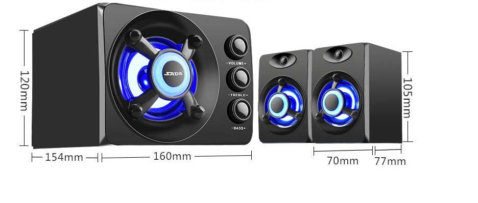 Desktop Home Audio Speakers System