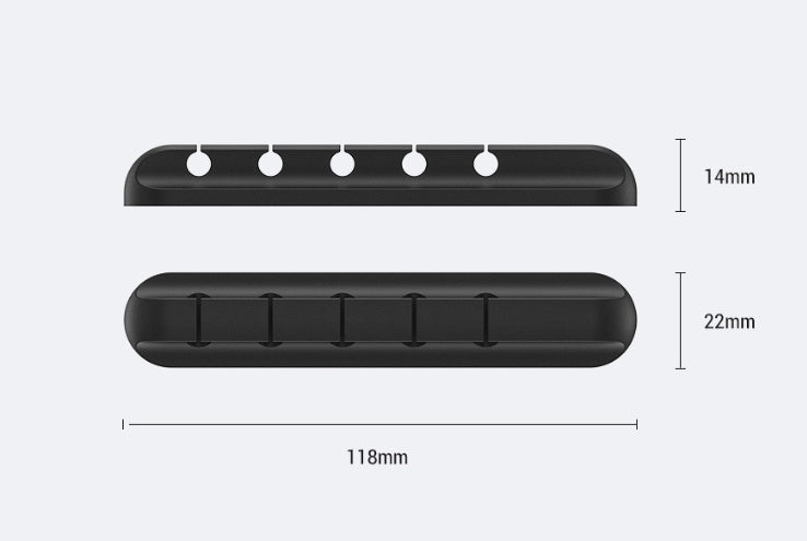 Silicone USB Cable Winder Desktop Organizer and Cable Protector
