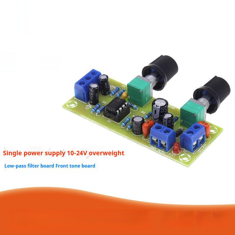 Single Power Supply 10-24V Bass Boost Preamp Board