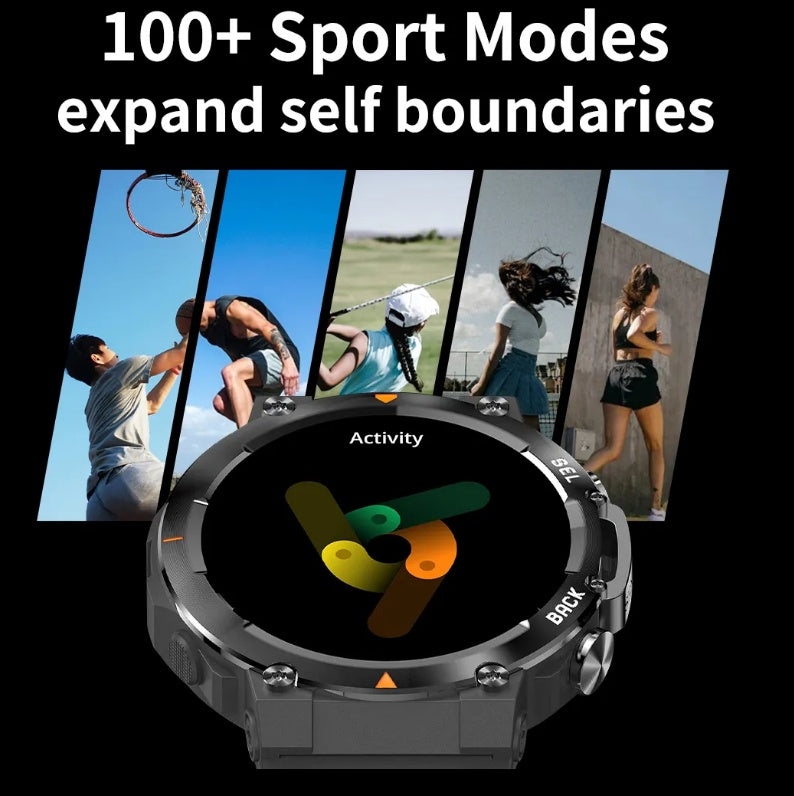 MAX18 AMOLED 1.43 Inch Smartwatch Bluetooth Call Sports AI Voice Watch