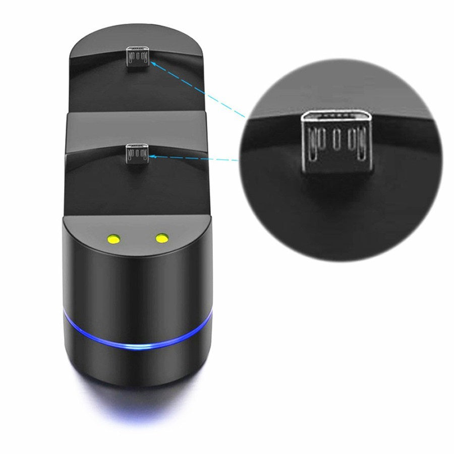 PS4 Dual USB Controller Charging Dock Station Stand