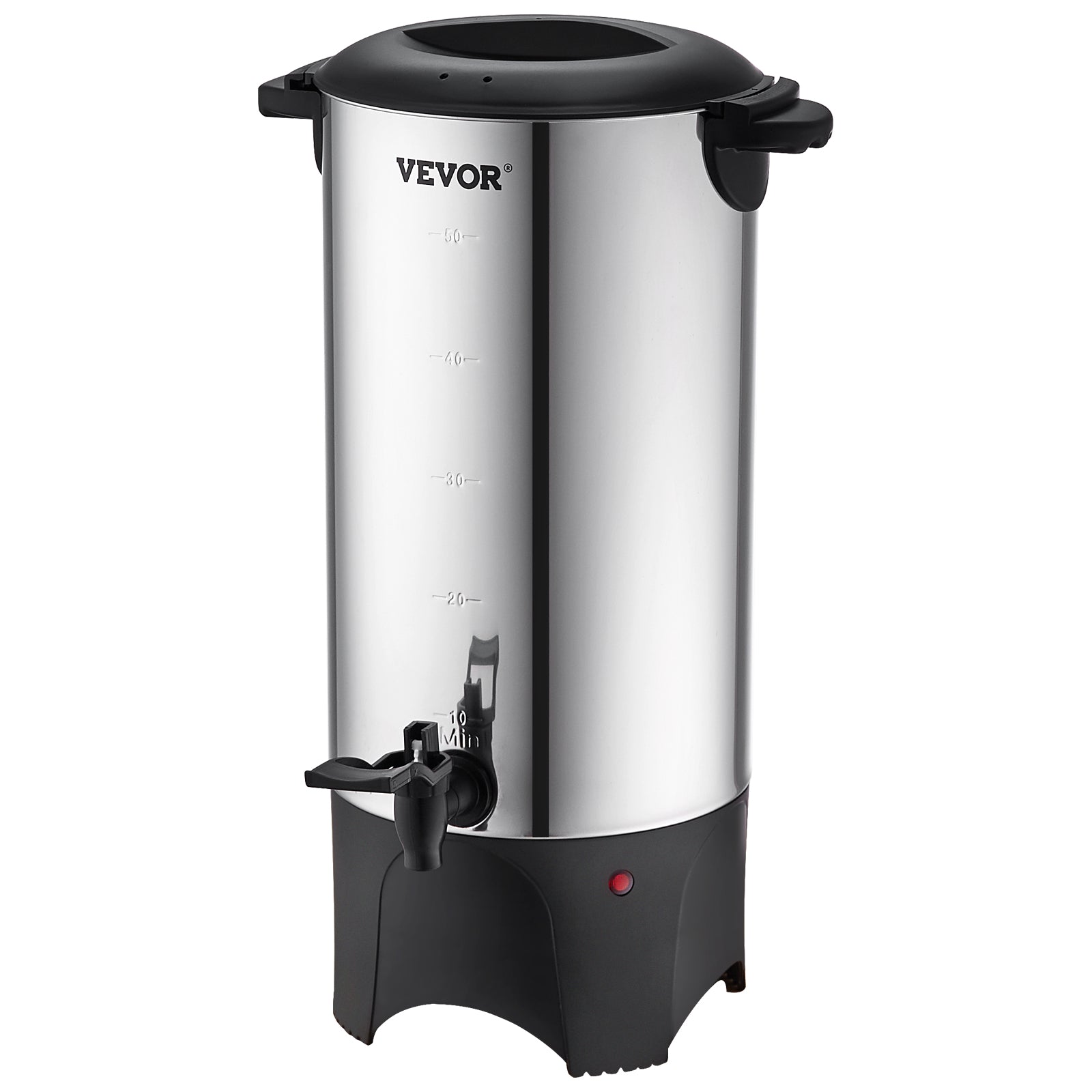 VEVOR 50-Cup Stainless Steel Commercial Coffee Urn Fast Brew Dispenser