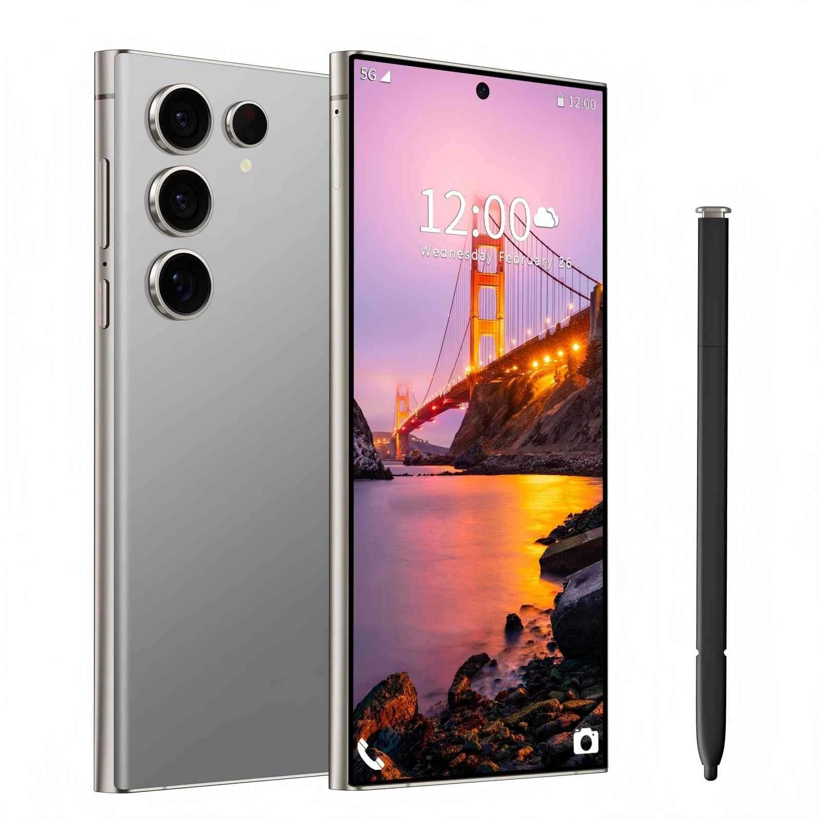 C24 Unlocked Smartphone 8GB 256GB Android 14 5G 6800mAh Battery