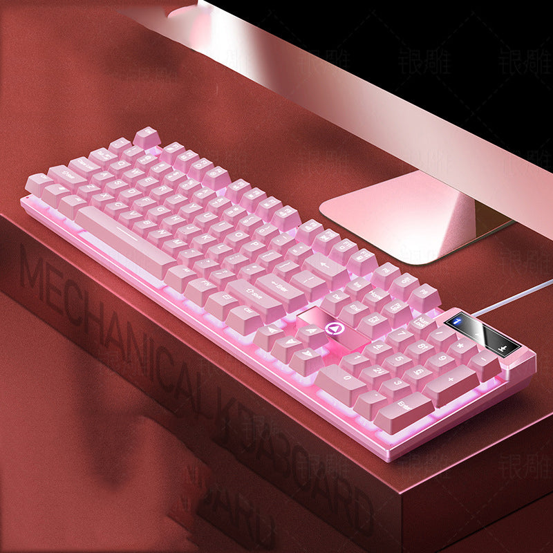 Keyboard Luminous Wired Computer