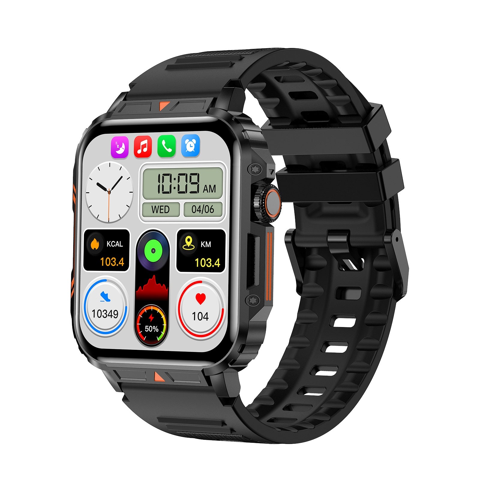 L81 Outdoor Sports Smartwatch Call Answer Fitness Tracker Waterproof IOS Android