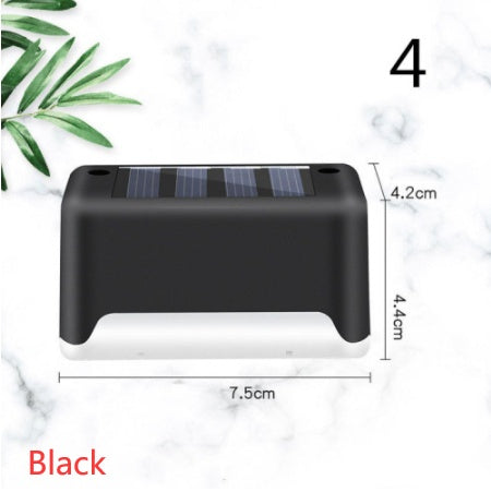 Waterproof LED Solar Fence Deck Step Light for Outdoor Garden Pathway