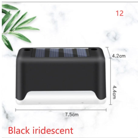 Waterproof LED Solar Fence Deck Step Light for Outdoor Garden Pathway