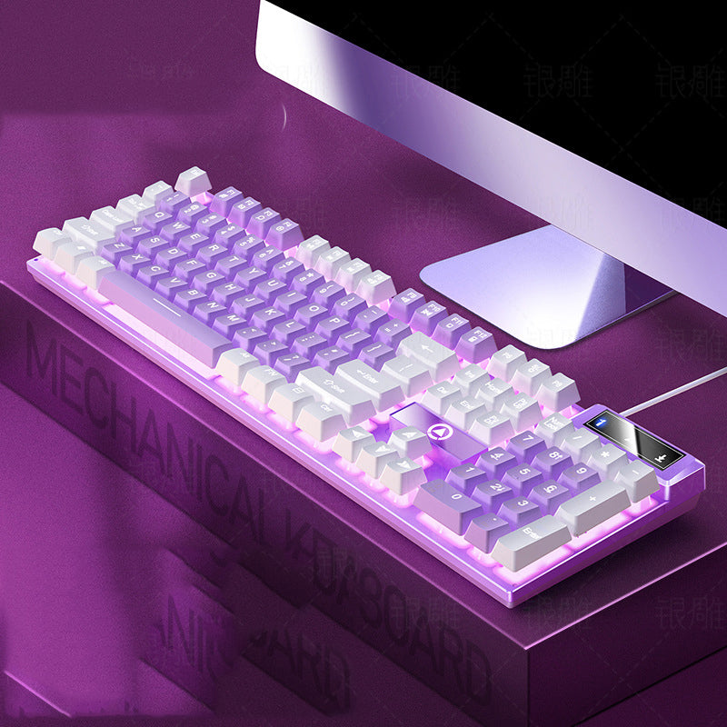 Keyboard Luminous Wired Computer