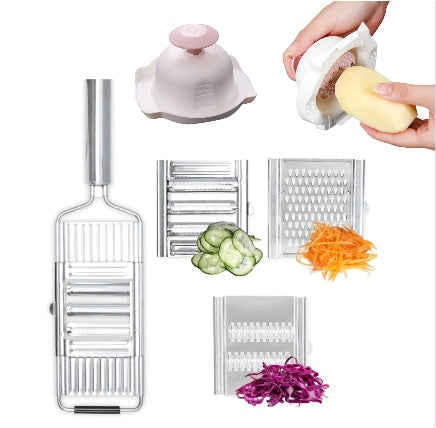 Stainless Steel Vegetable Grater Slicer Peeler Fruit Cutter Tool