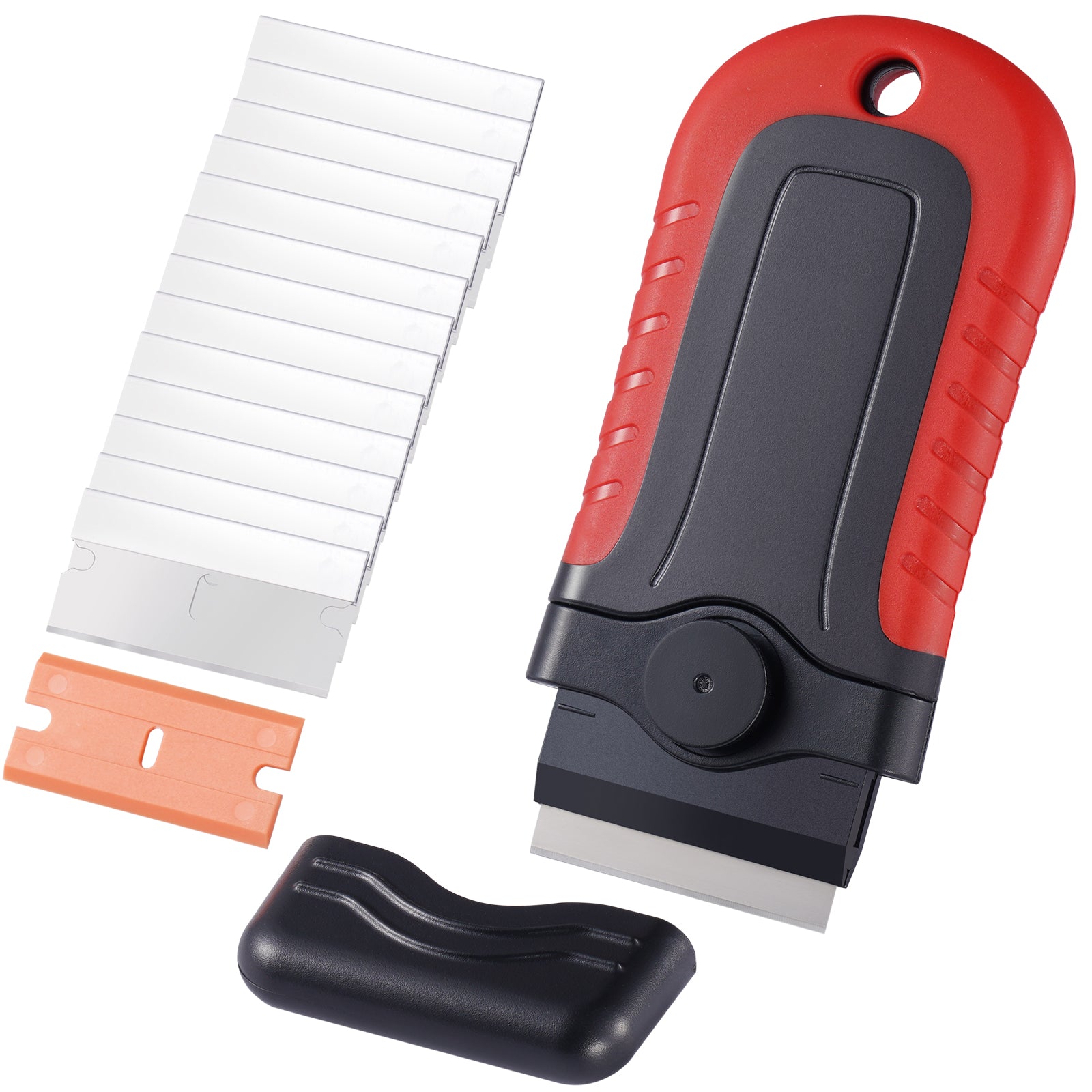 VEVOR Razor Blade Scraper Locking Tool 15 Blades Safety Cap